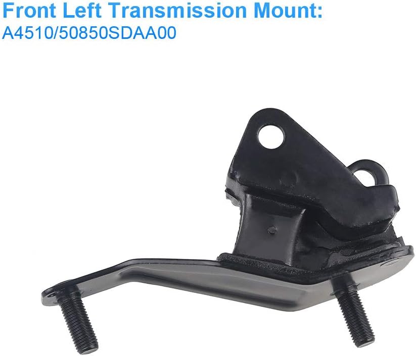 6Pcs Engine Motor Mount Transmission Mount for Honda Accord 2.4L 2003-2007 R4849