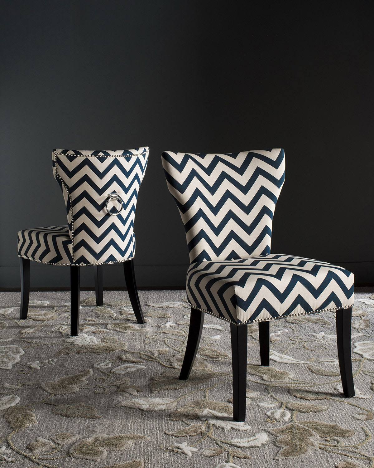 Navy/White Side Chair (Set of 2) W163362
