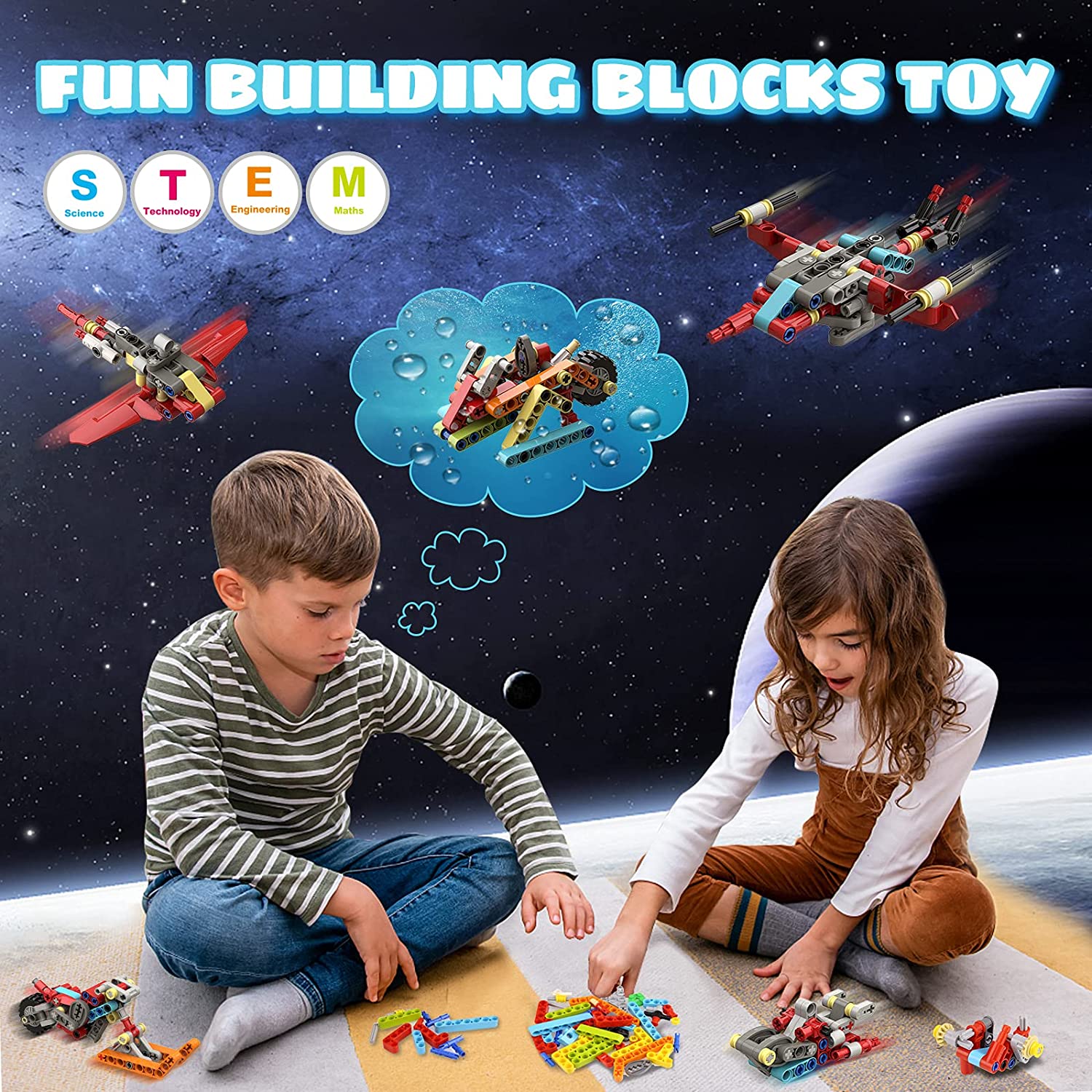 171Pcs 20-in-1 STEM Building Toys Construction Set D40265