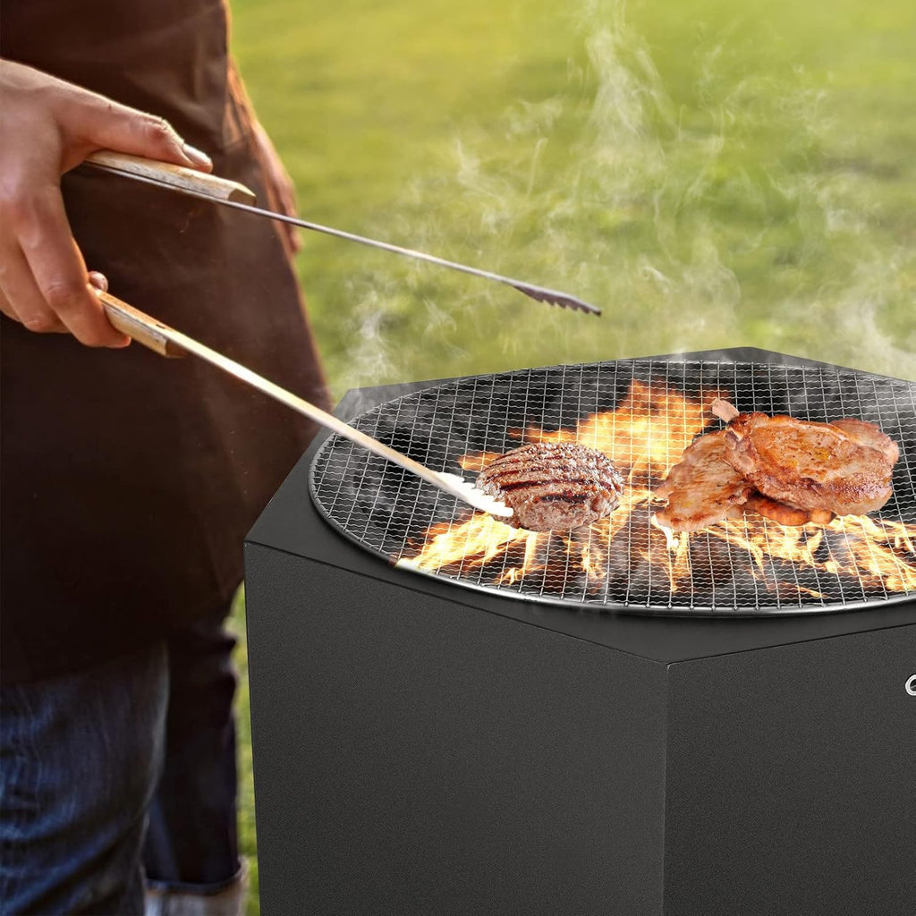 Portable 21'' Smokeless Wood Burning Fire Pit Y86895
