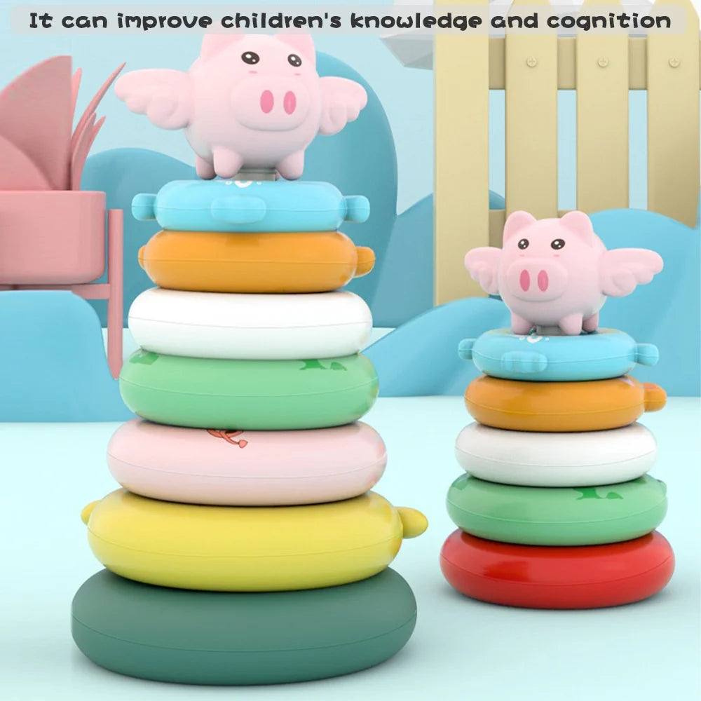 7 Pcs Stacking Rings Toys J7402