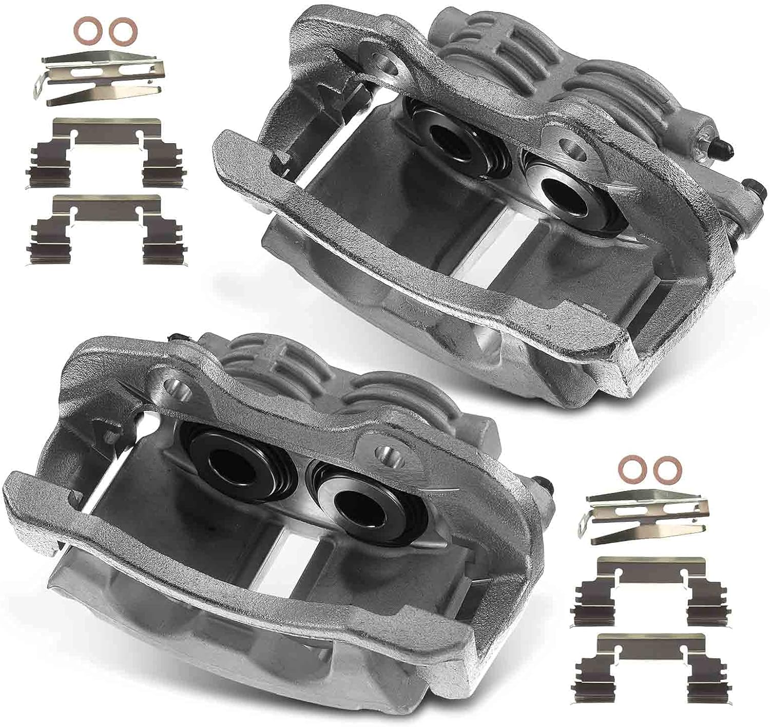 Disc Brake Caliper Assembly with Bracket Pack of 2 E42781