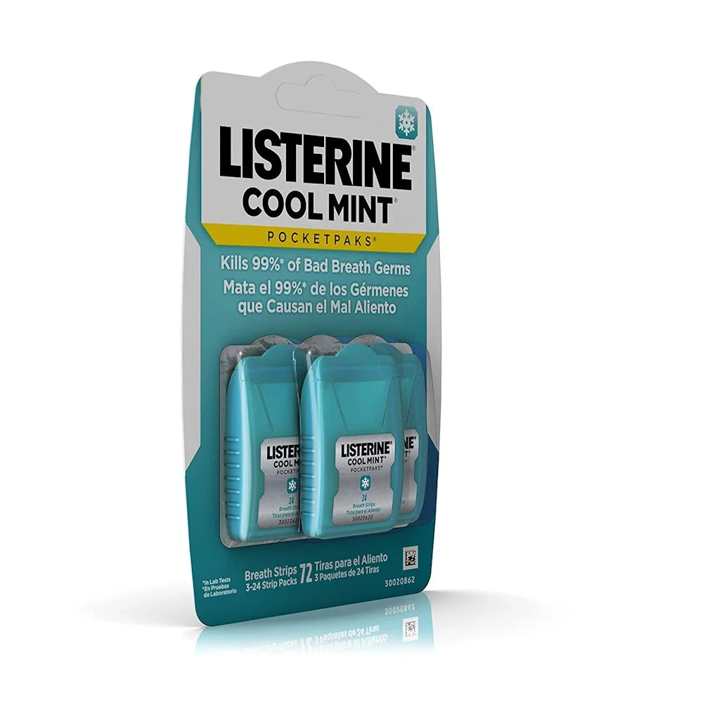 Cool Mint Breath Strips 72 Each (Pack of 6) Q15376