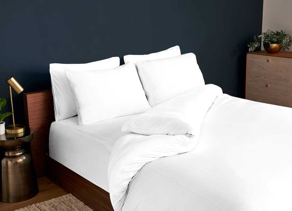 Bright White King/California King Polyester Bedding Set T67952