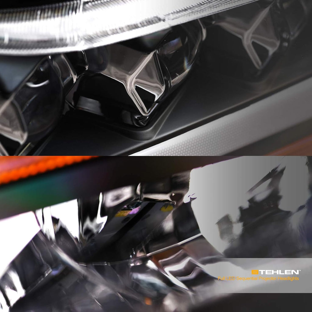 Full LED Quad Projector Headlights (Black) Z780993