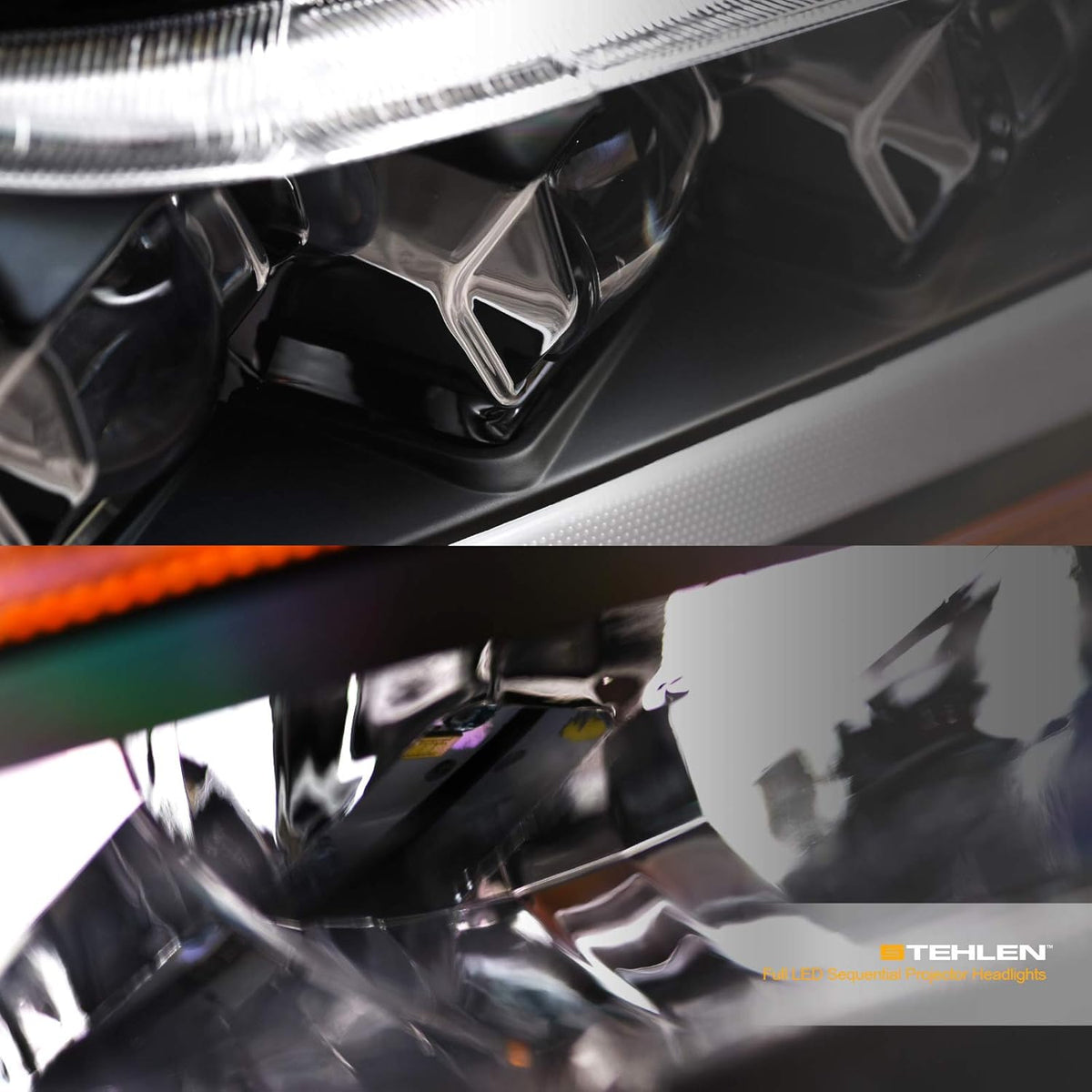 Full LED Quad Projector Headlights (Black) Z780993