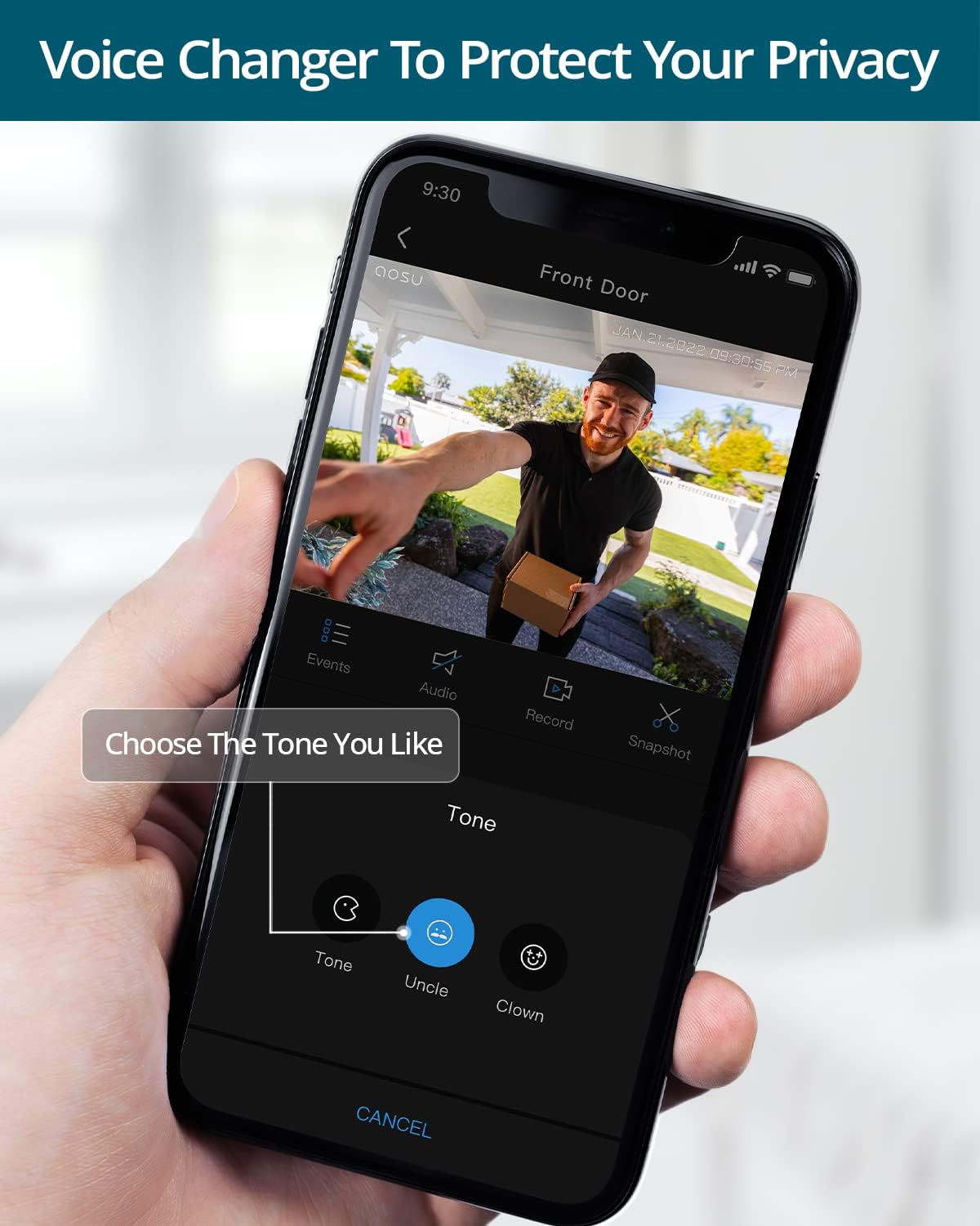 Wireless Battery-Powered Video Doorbell Camera, 2K Resolution, 2.4GHz WiFi, 120-Day Battery Life Q145