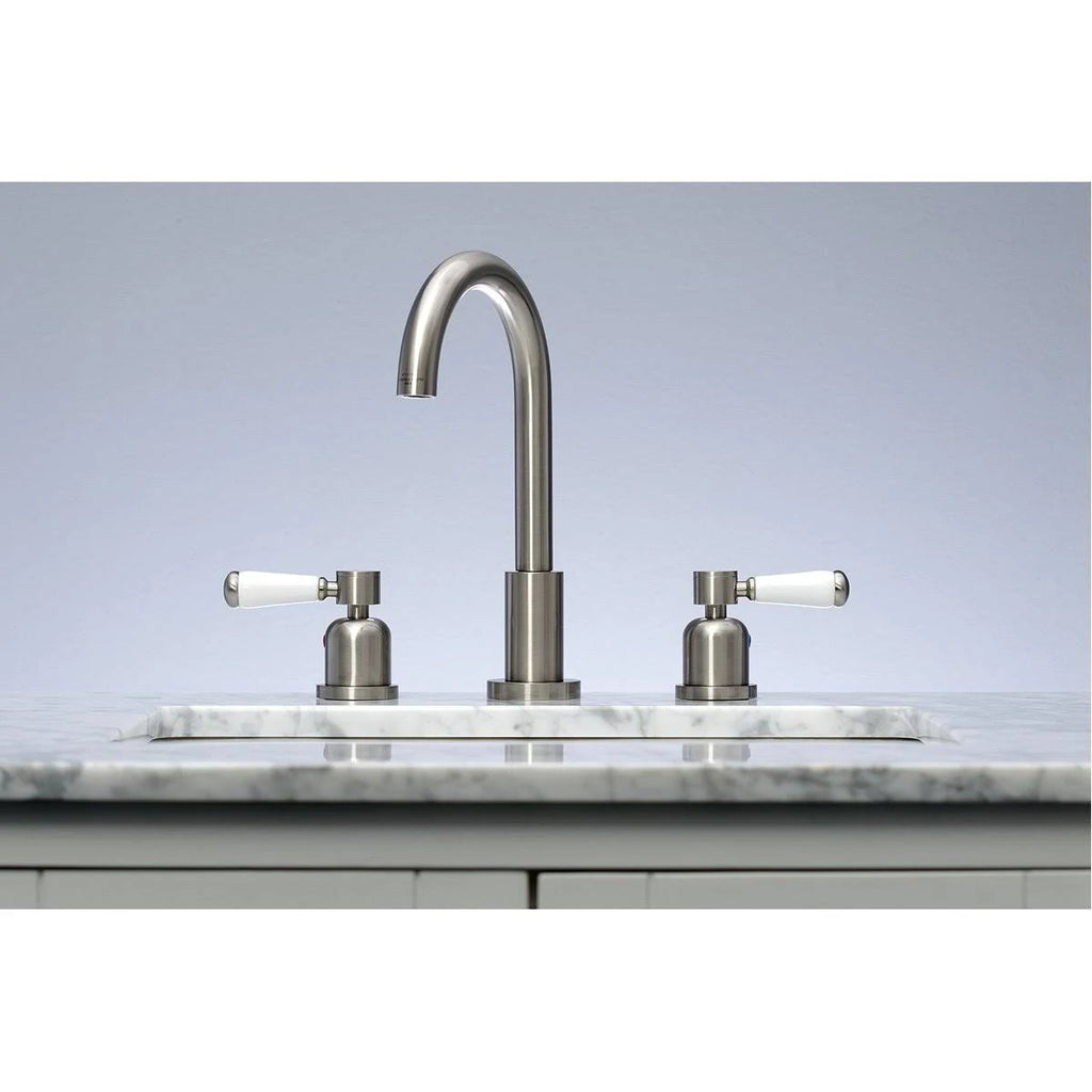 Oil Rubbed Bronze Widespread Bathroom Faucet I503047