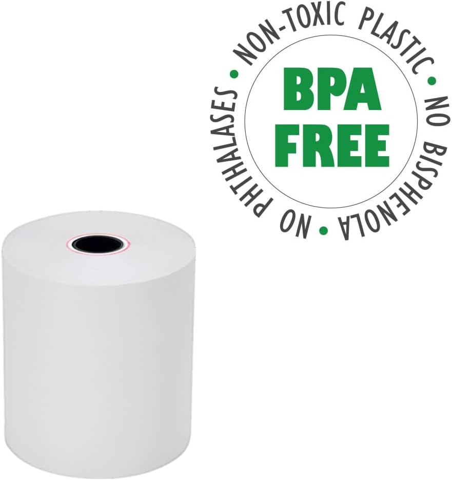 Thermal Paper POS Receipt Paper (50 Rolls) Pack of 2 U37694