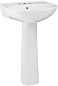 White Pedestal Sink B823
