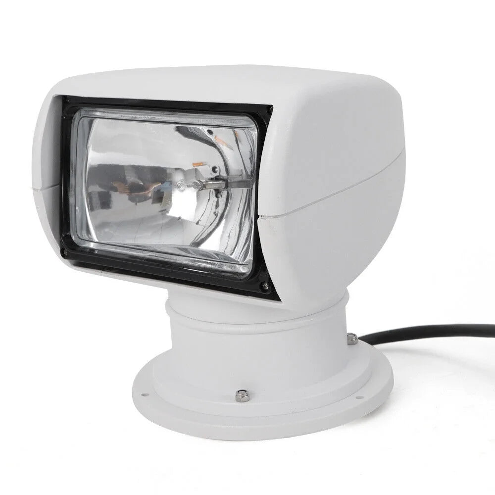 12V 100W Marine Spotlight Remote Control Searchlight 360° Rotate Waterproof O892