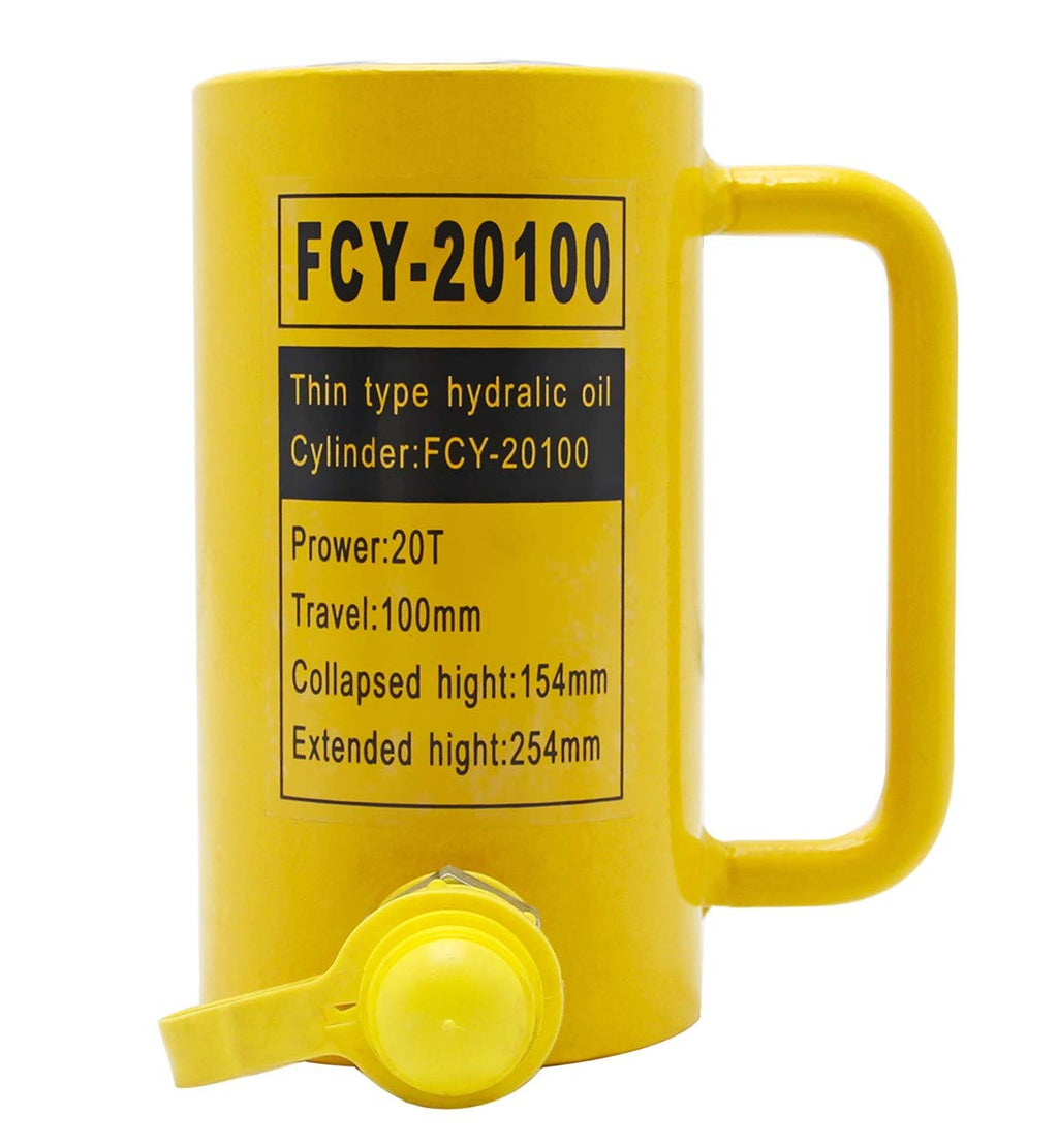 20 ton Hydraulic Jack Cylinder Short Type Stoke 100mm V307