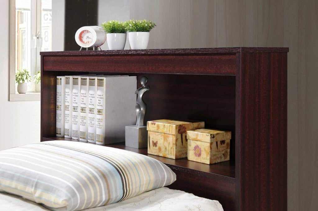 Twin-size Captain Bed with 3-Drawers and Headboard S324