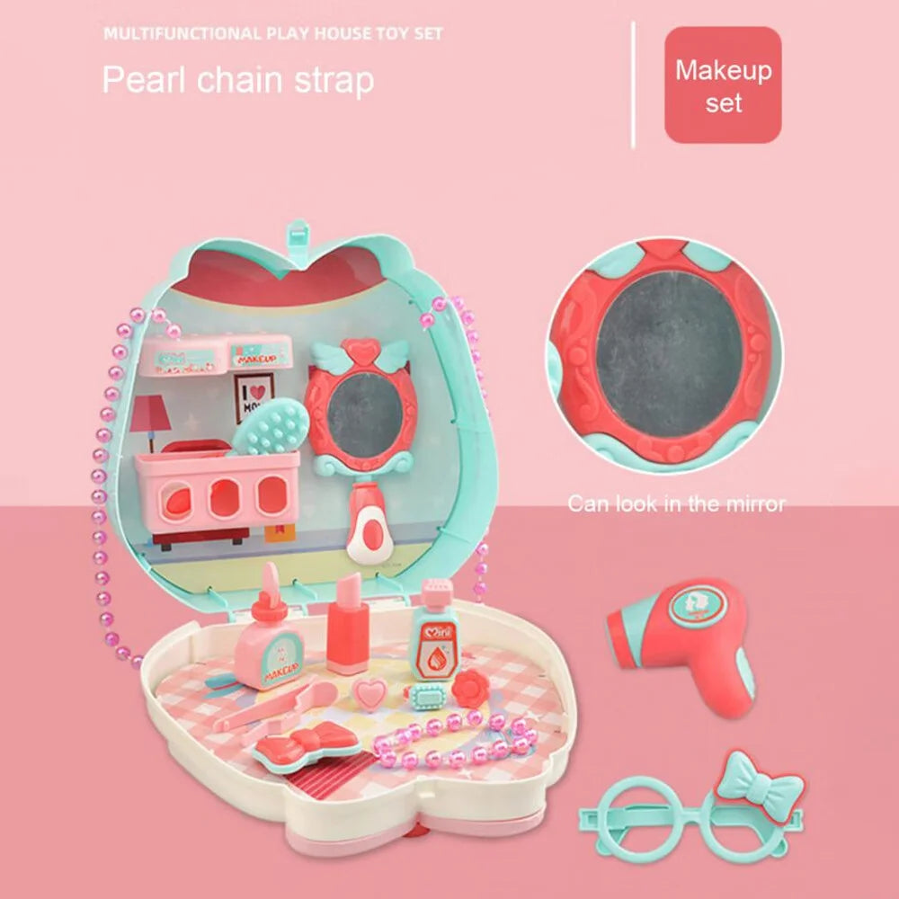 Simulated Play House Storage Box with Toys I1422