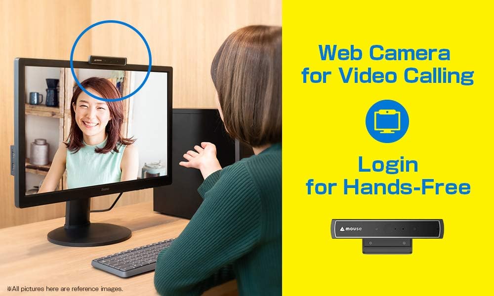 Facial Recognition Webcam Dual Mic IR USB2.0 Pack of 2 O80932