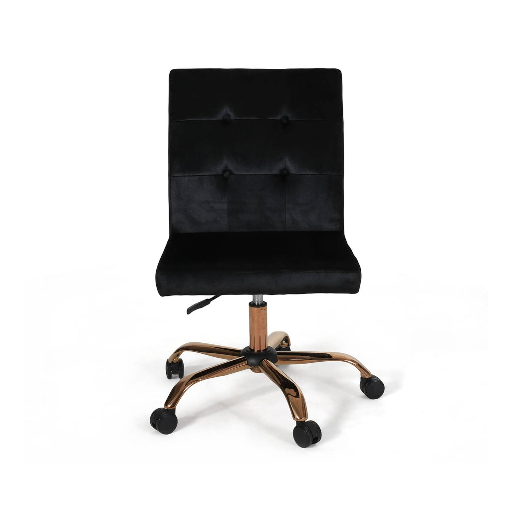 Smoke Tufted Swivel Office Chair X47820
