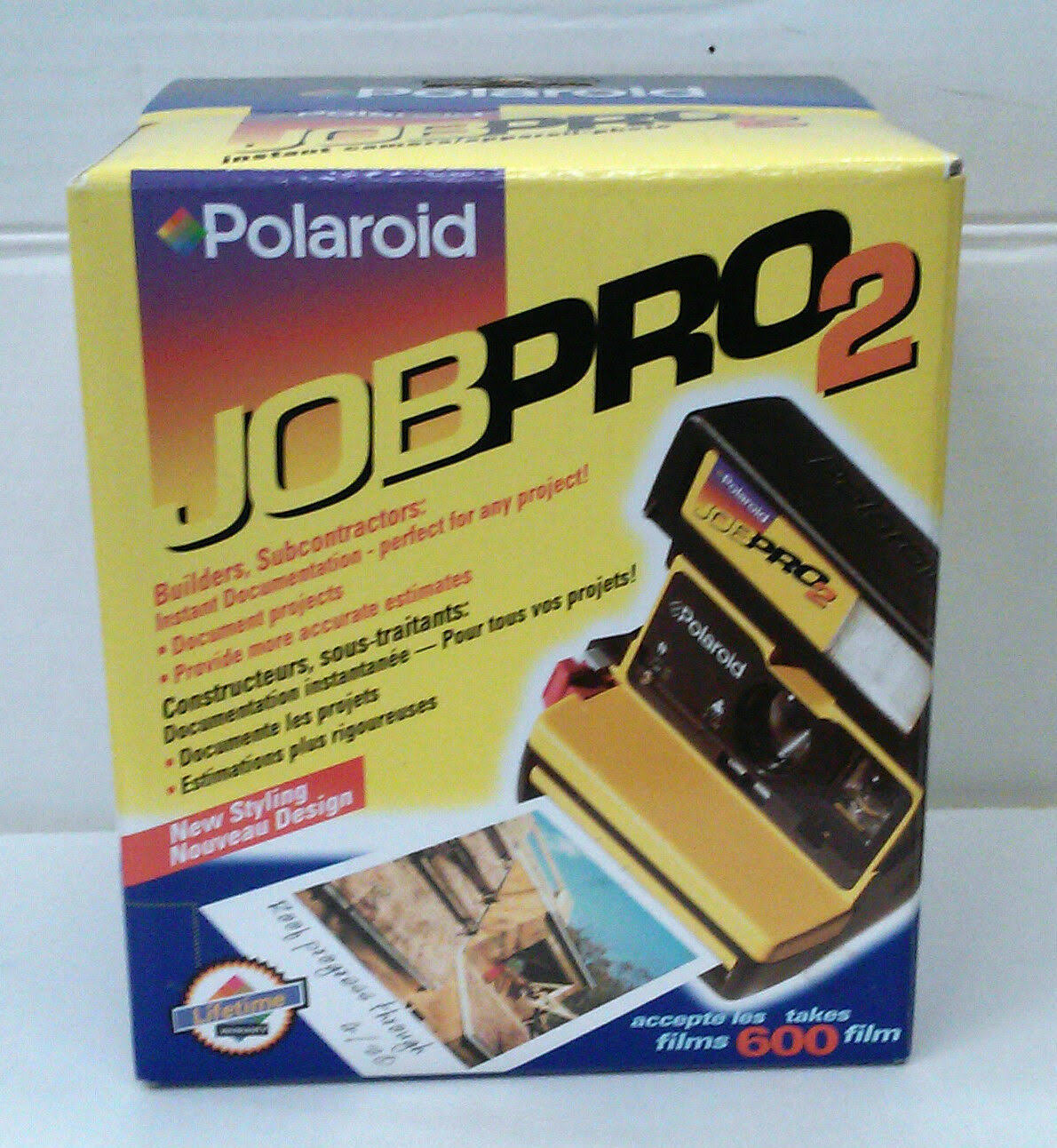 Instant camera black yellow G5587