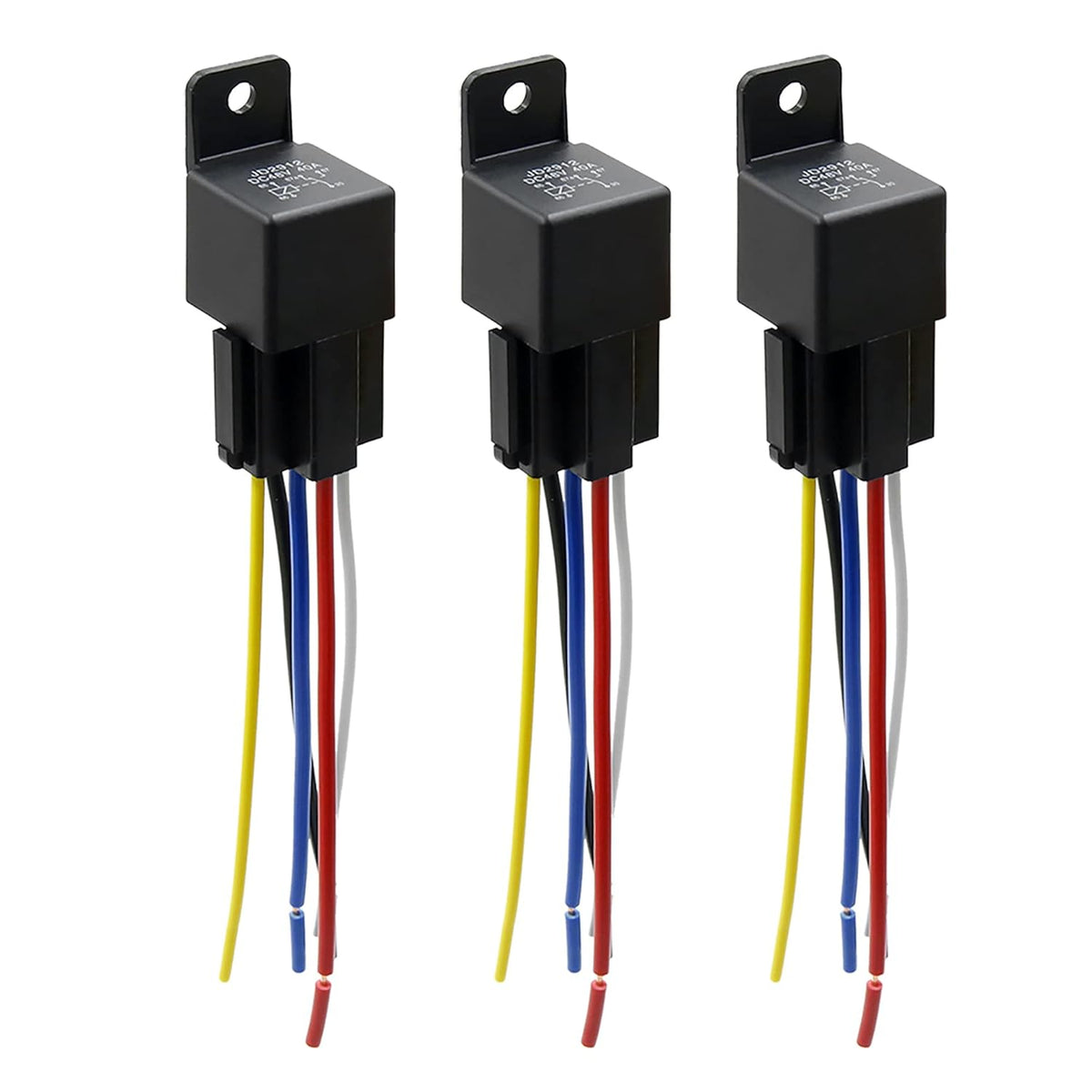 5 Pin DC 48V 40A Car Motor Fuse Relay Switch with Harness D4897