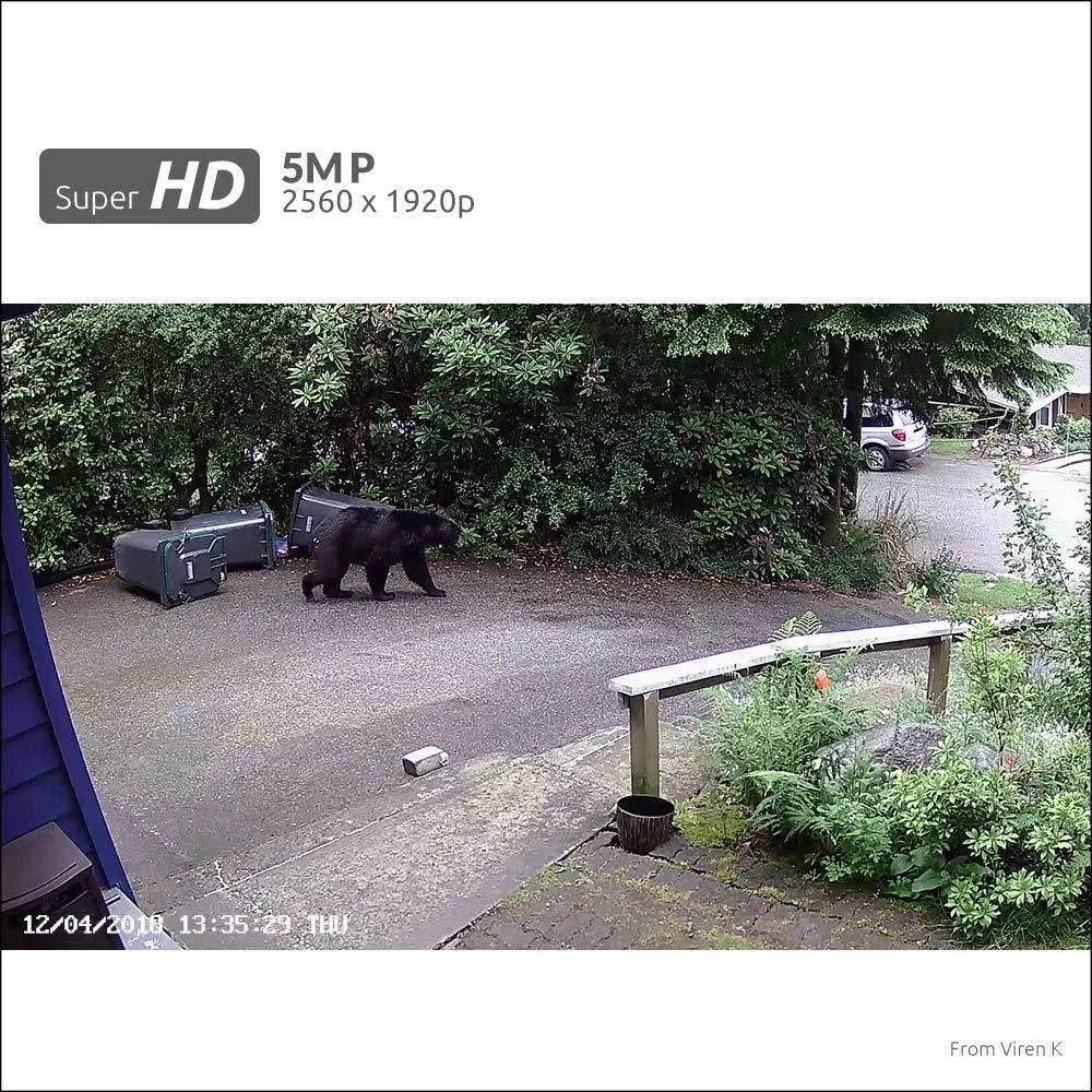 5MP Super HD PTZ Security Camera with 4X Optical Zoom P4440