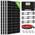 400 Watt 24 Volt Solar Panel Kit with 4pcs 100W Solar Panels and 60A Charge Controller G1792