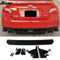 Unpainted Black ABS Rear Diffuser J170