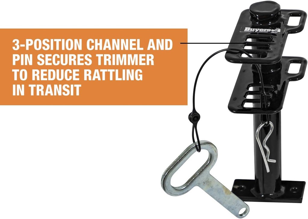 1 Channel Lockable Trimmer Rack, Black U348397