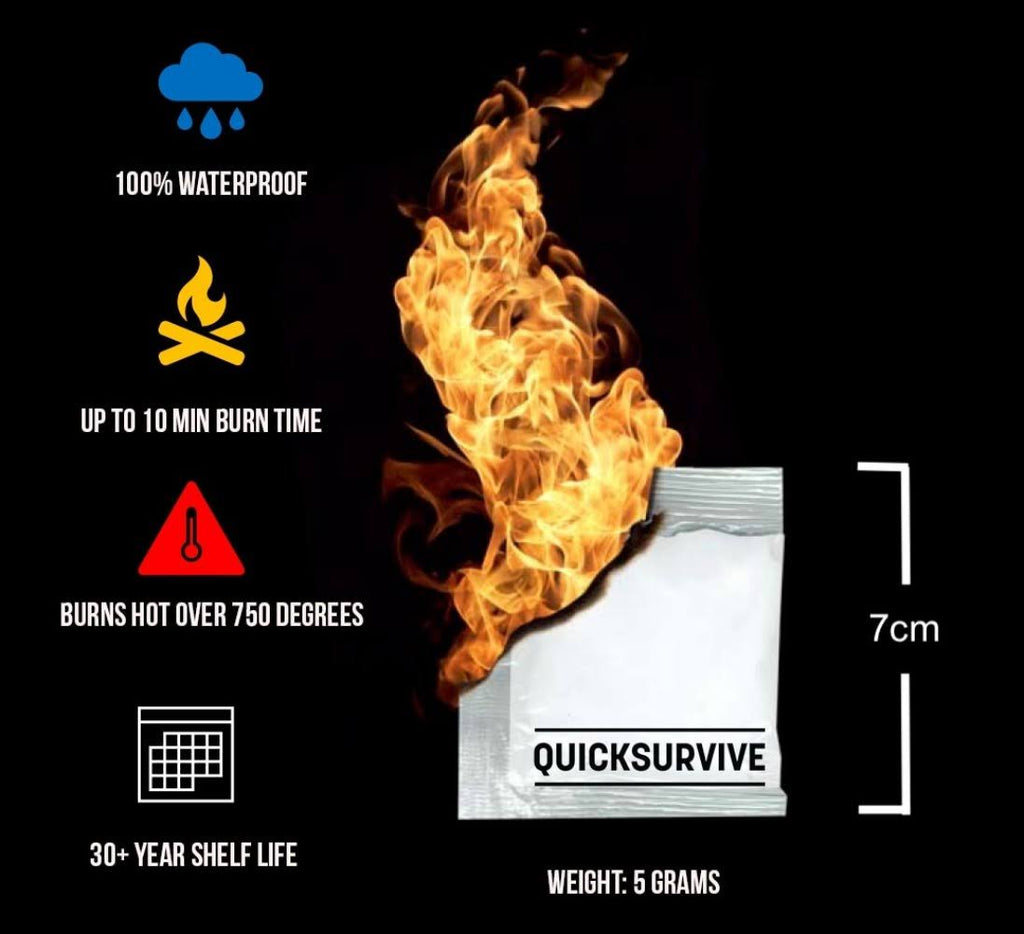 6x 12-Piece Fire Starter Pouches F6434