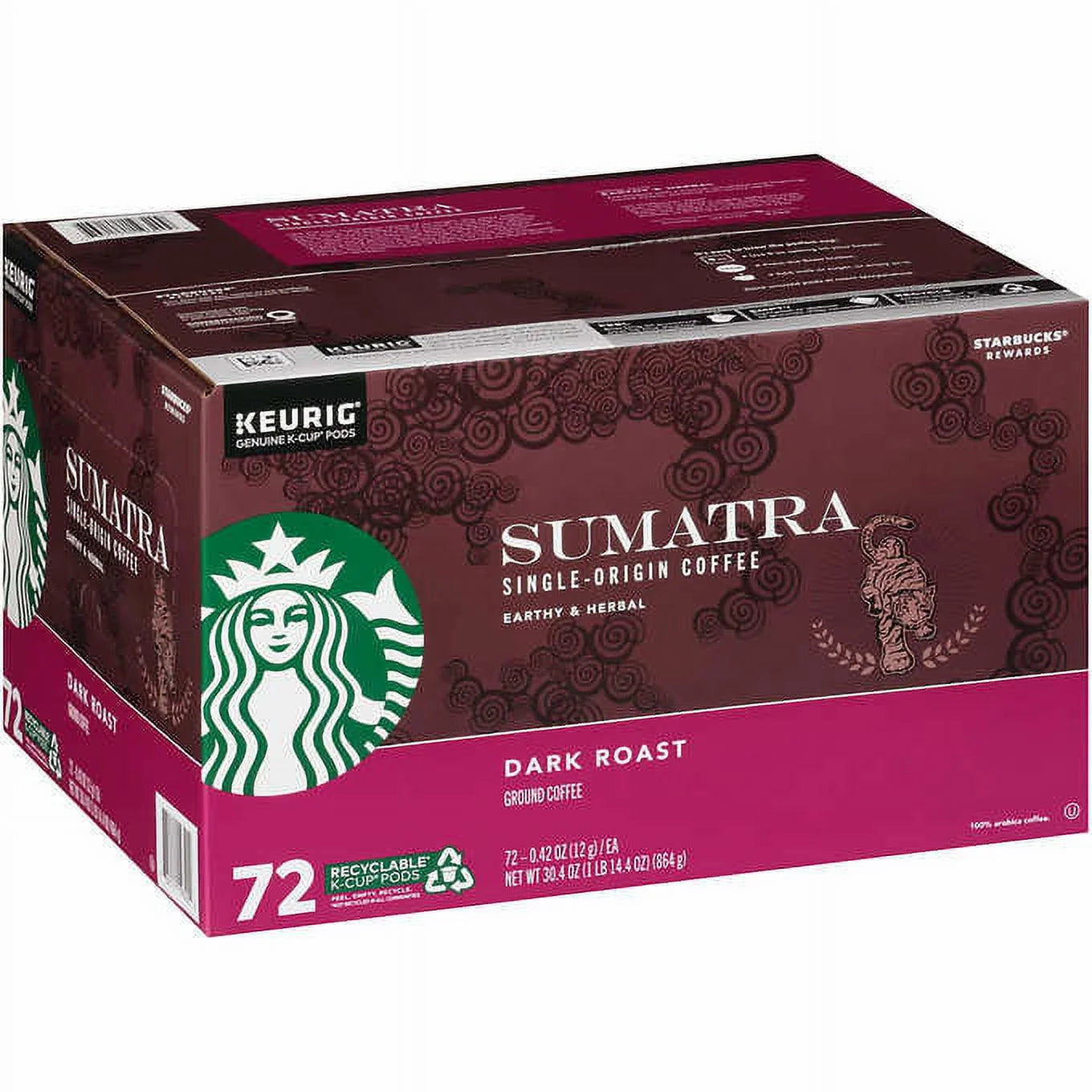 Sumatra Dark Roast K-Cup, 72-Count N2823