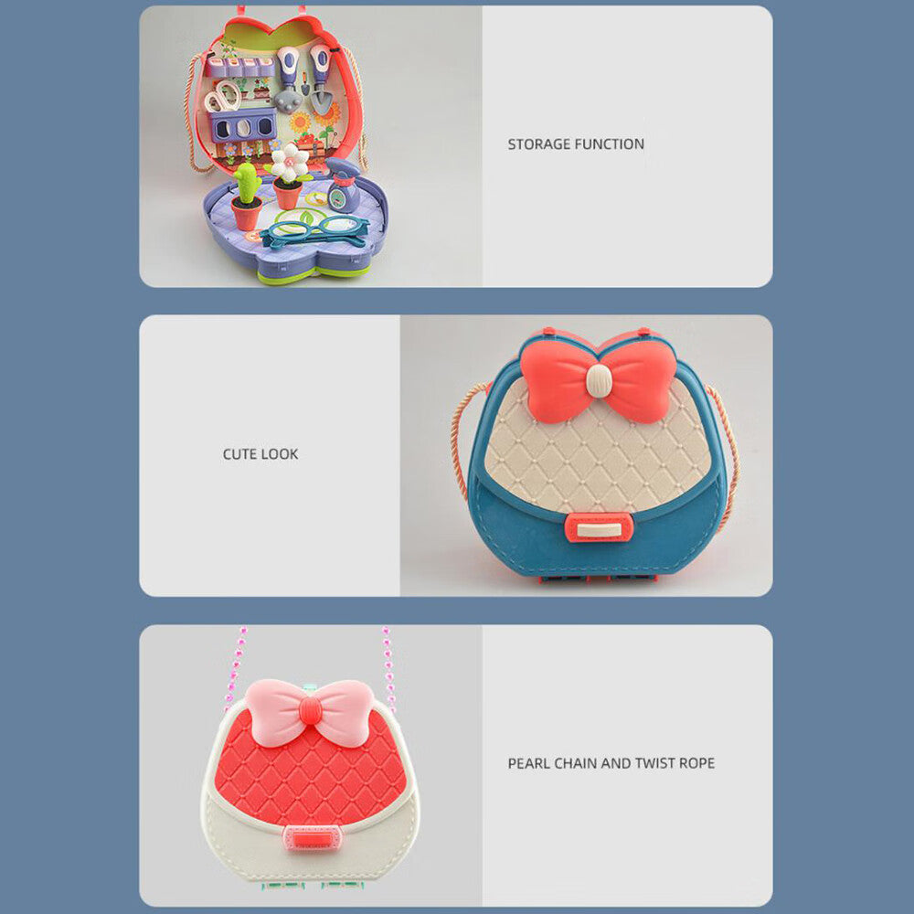 Simulated Play House Storage Box with Toys I1422