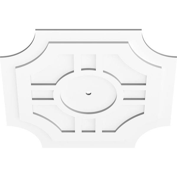 32 inchod x 1 inchid x 10 1/2 inchc x 1 inchp Architectural Grade PVC Ceiling Medallion S306117
