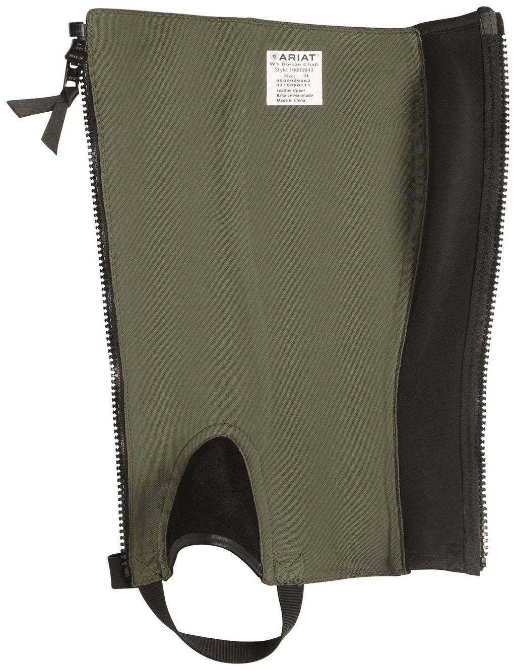 Black Half Chaps V26753