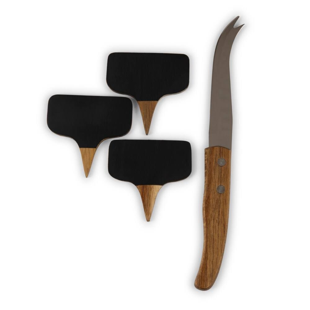Acacia Cheese Board and Tools Set S6447