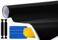 Gloss Black Vinyl Wrap Roll 4ft x 5ft Pack of 2 R86425