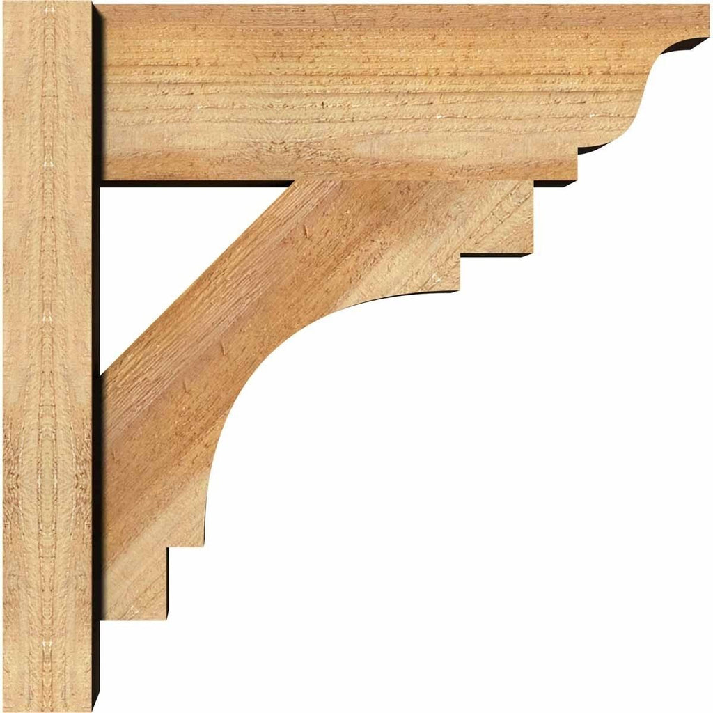 8x22W x 30x22D x 34x22H Merced Rough Sawn Traditional Outlooker, Western Red Cedar W881432