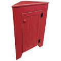 Antique Red Corner Storage Cabinet R4793