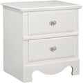 White Nightstand B86991