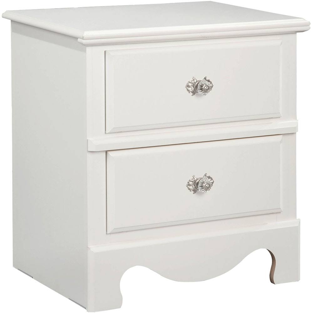 White Nightstand B86991