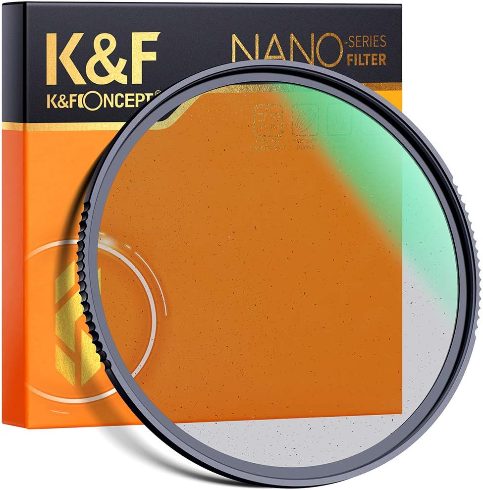 Black Diffusion 1/8 Filter 28 Multi-Layer Coatings for Camera Lens Pack of 2 V495