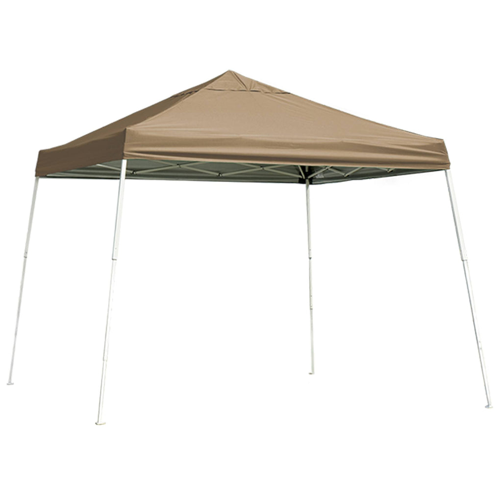 Pop Up Canopy 10 x 10 ft Slant Leg Desert Bronze A297274