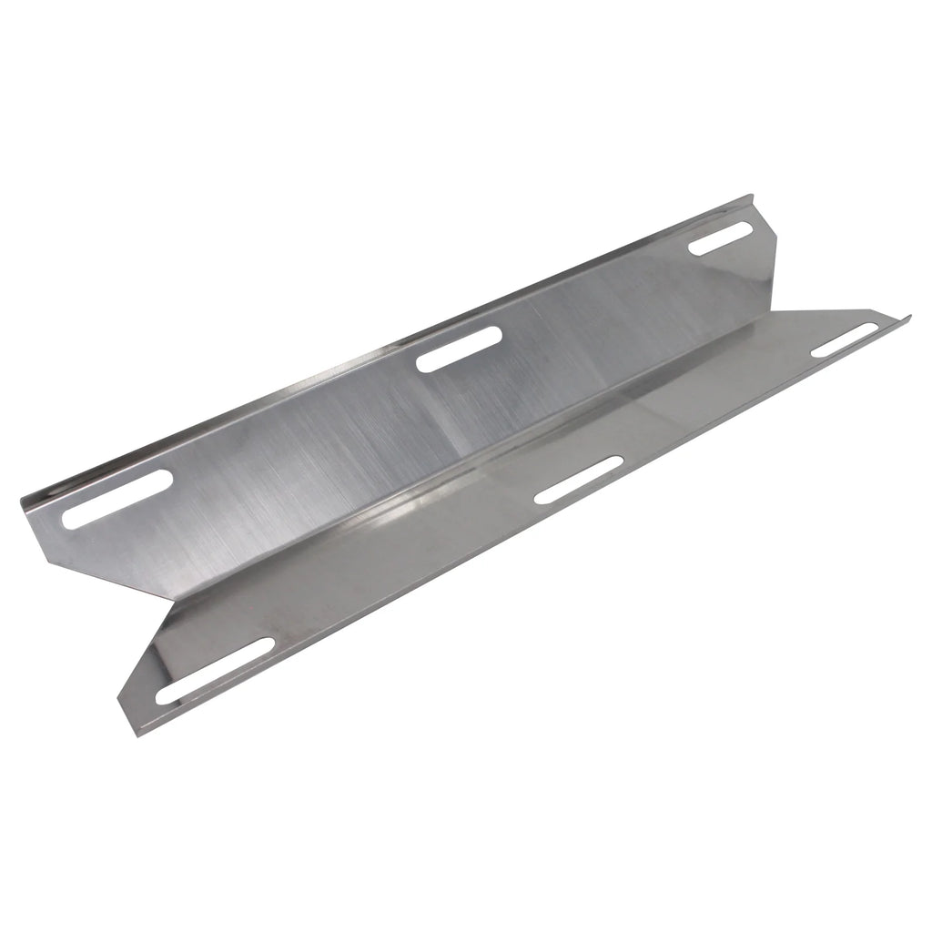 2-Pack Stainless Steel BBQ Gas Grill Tube Burner & Heat Shield Plate Replacement Parts G945