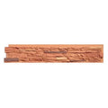 Faux Polyurethane Stone Siding Panel Slatestone Arizona Red A5226