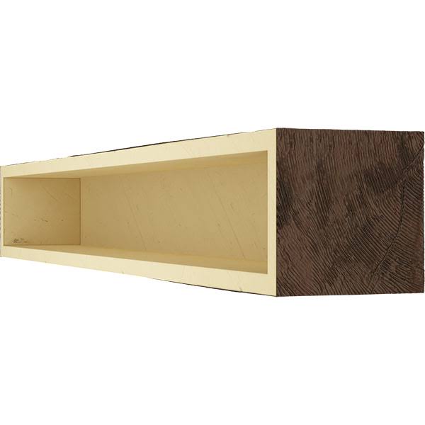 Sandblasted Faux Wood Fireplace Mantel S16111
