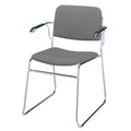 Gray Stacking Chair Sled Base K33889
