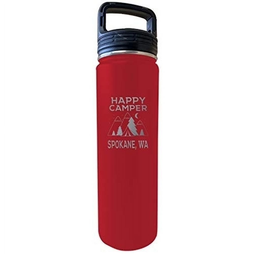 Red Insulated Double Wall Stainless Steel Water Bottle Tumbler B711