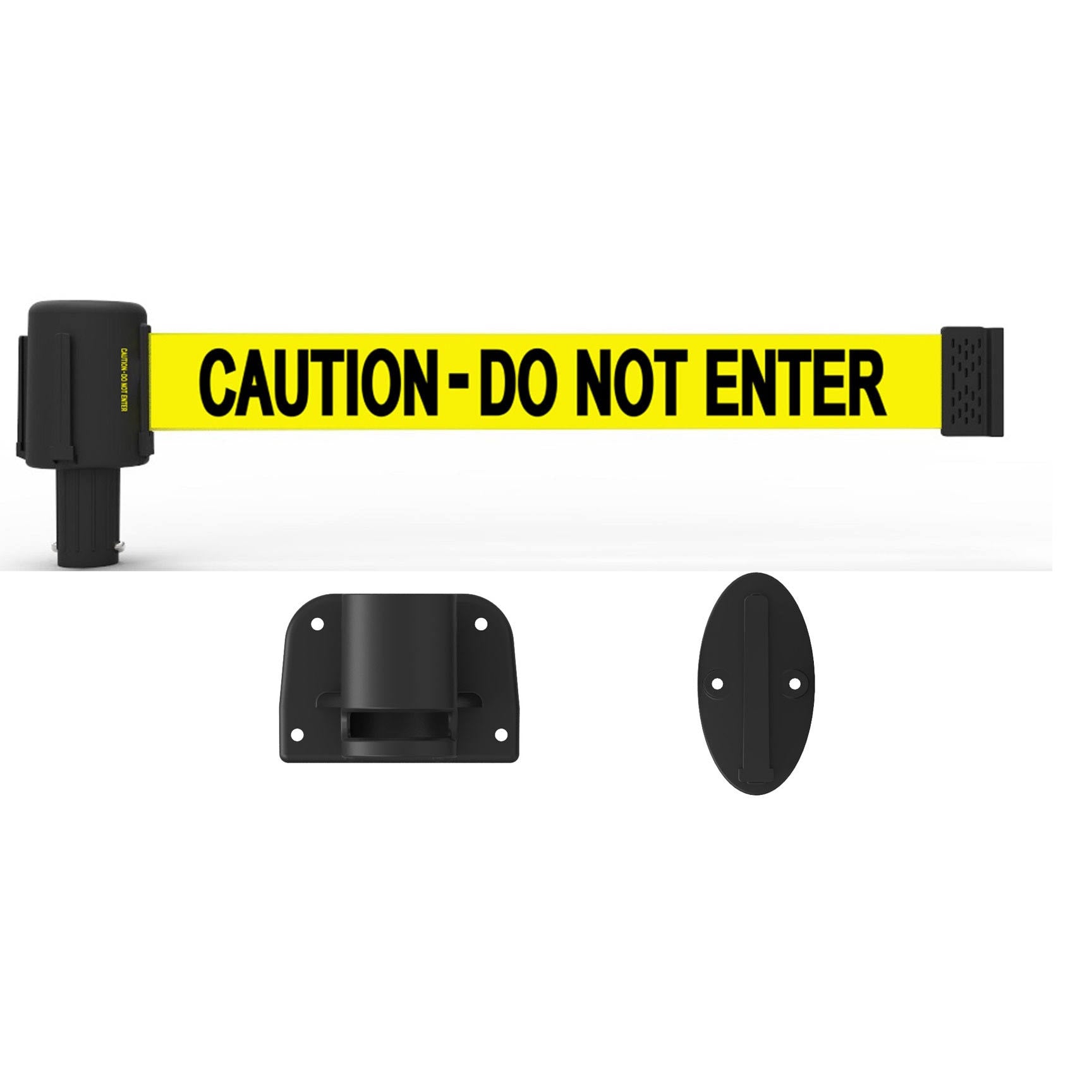 Yellow Caution Belt Barrier U9217