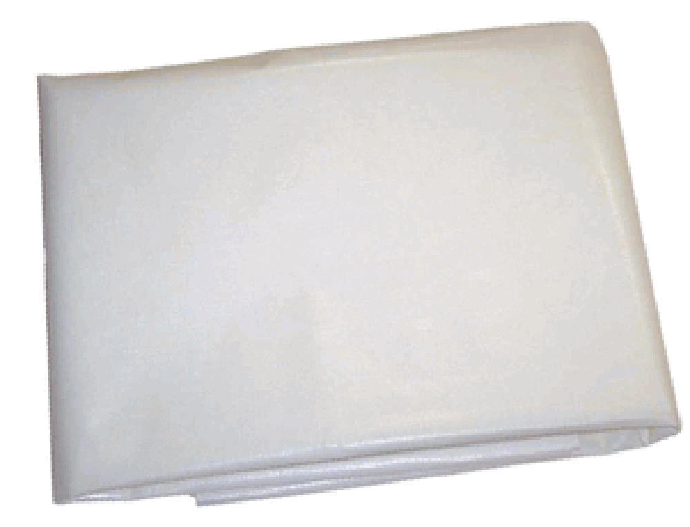6'x8' Heavy Duty White Poly Tarp Cover M197227