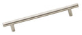 Brass Bar Cabinet Pull 24 inch Center-to-Center Satin Nickel Z496927