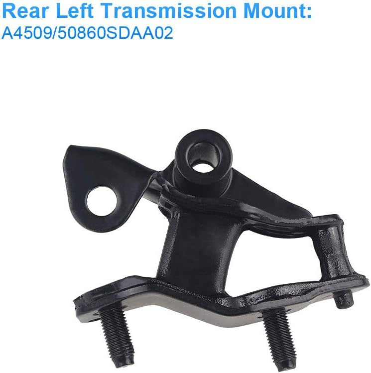 6Pcs Engine Motor Mount Transmission Mount for Honda Accord 2.4L 2003-2007 R4849