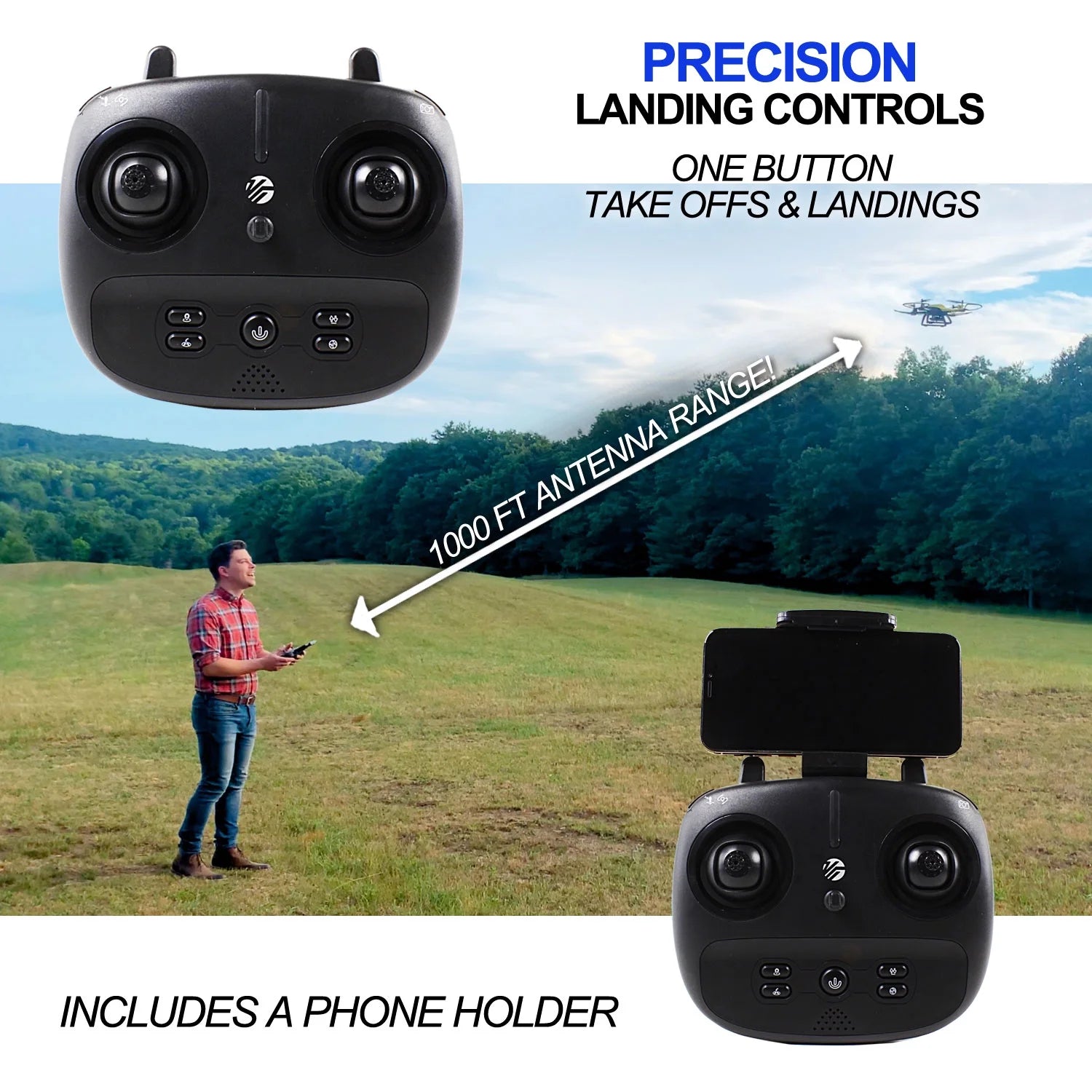 Black and Yellow Aerial Camera Drone A656