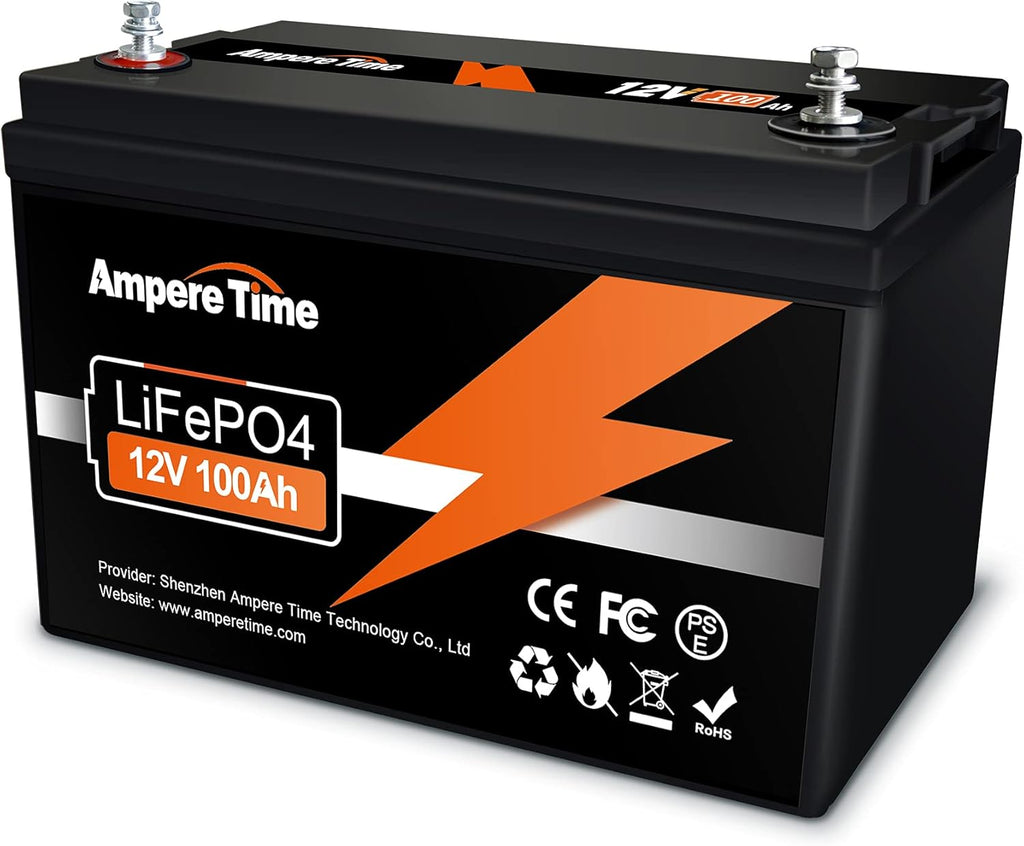 12V 200Ah Lithium Iron LiFePO4 Deep Cycle Battery with 100A BMS E618672